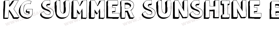 KG Summer Sunshine B字体转换